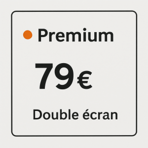 Premium (12 mois double écran)